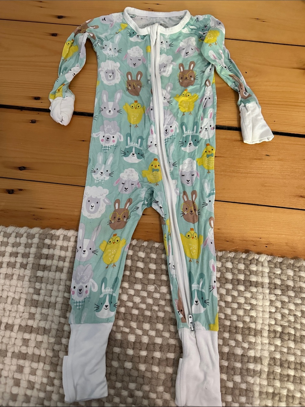 Little Sleepies Animal Print Footed One-Piece